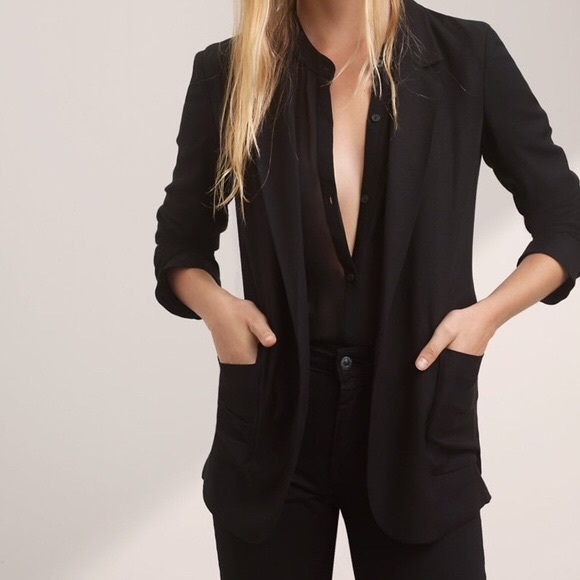 NWOT Talula Relaxed Fit Blazer - Black - Picture 1 of 4